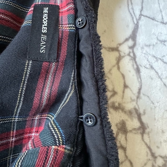 The Kooples Denim Jacket with Removable  Faux-Fur Collar, M, Urban, Party, Retro - Picture 11 of 16